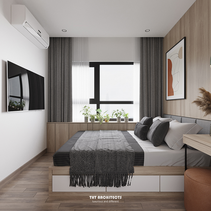 tht architects - Chung cư Lavita Charm - phòng ngủ master 04